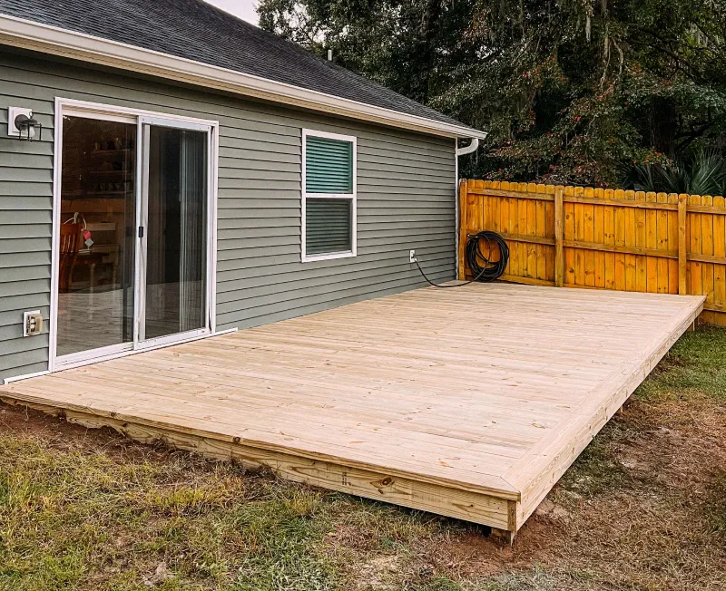 deck repair work